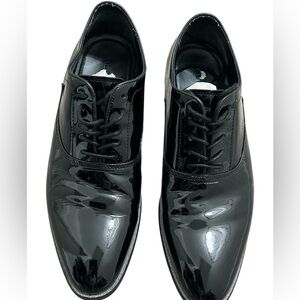 Aldo Men's Black Patent Leather Dress Oxfords